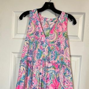 Lilly Pulitzer Lorina Dress Flock Full of Fun sz small